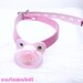 Rose Pacifier Gag - Latigo Leather - BDSM - ABDL - Adult Pacifier - Age Play - DDLG - Choose Pink - Lavender - Black - Baby Blue - White 