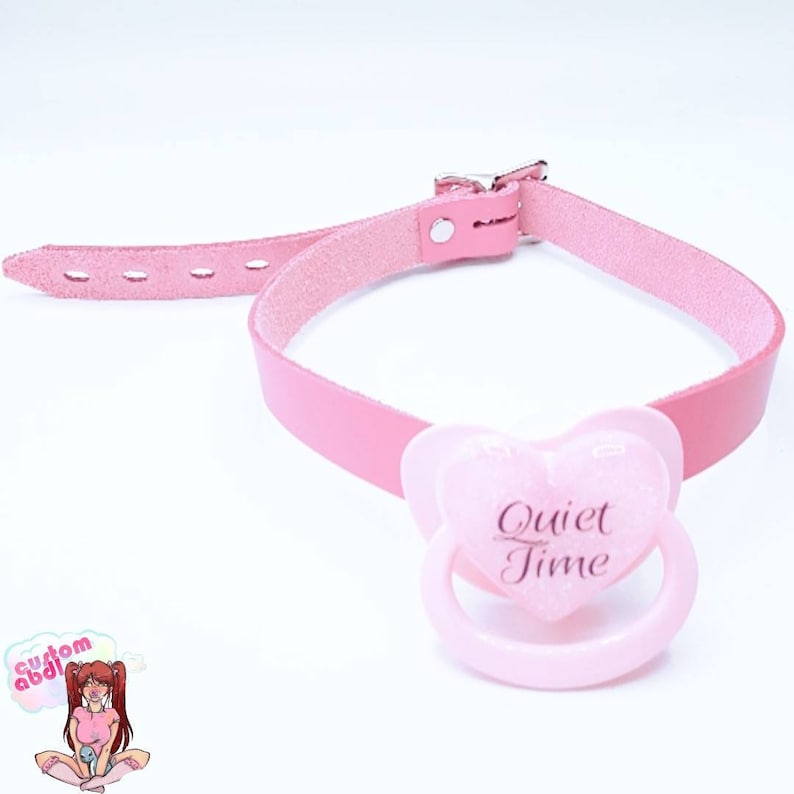 Pacifier Gag - Lockable - Quiet Time - Adult Pacifier- Age Play - ABDL - DDLG - BDSM 