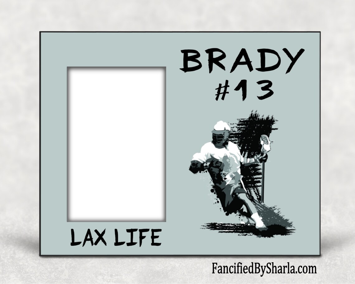Lacrosse Man Gifts Custom Lacrosse Frame Lacrosse Gifts for Etsy