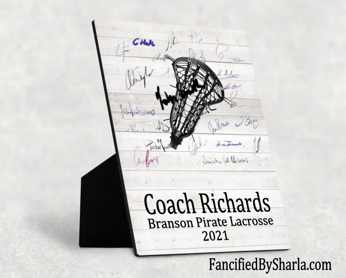 Lacrosse Gifts Lacrosse Coach Gifts Lacrosse Team Gift Etsy