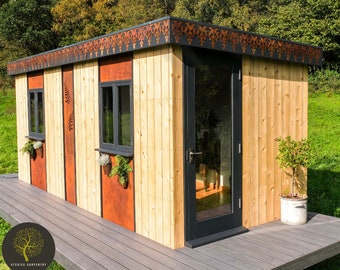 Insulated Garden Room on Wheels / Office / Studio / Treatment Room / Shepherds Hut / Tiny Home.