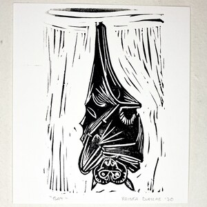 Stampa blocco pipistrello