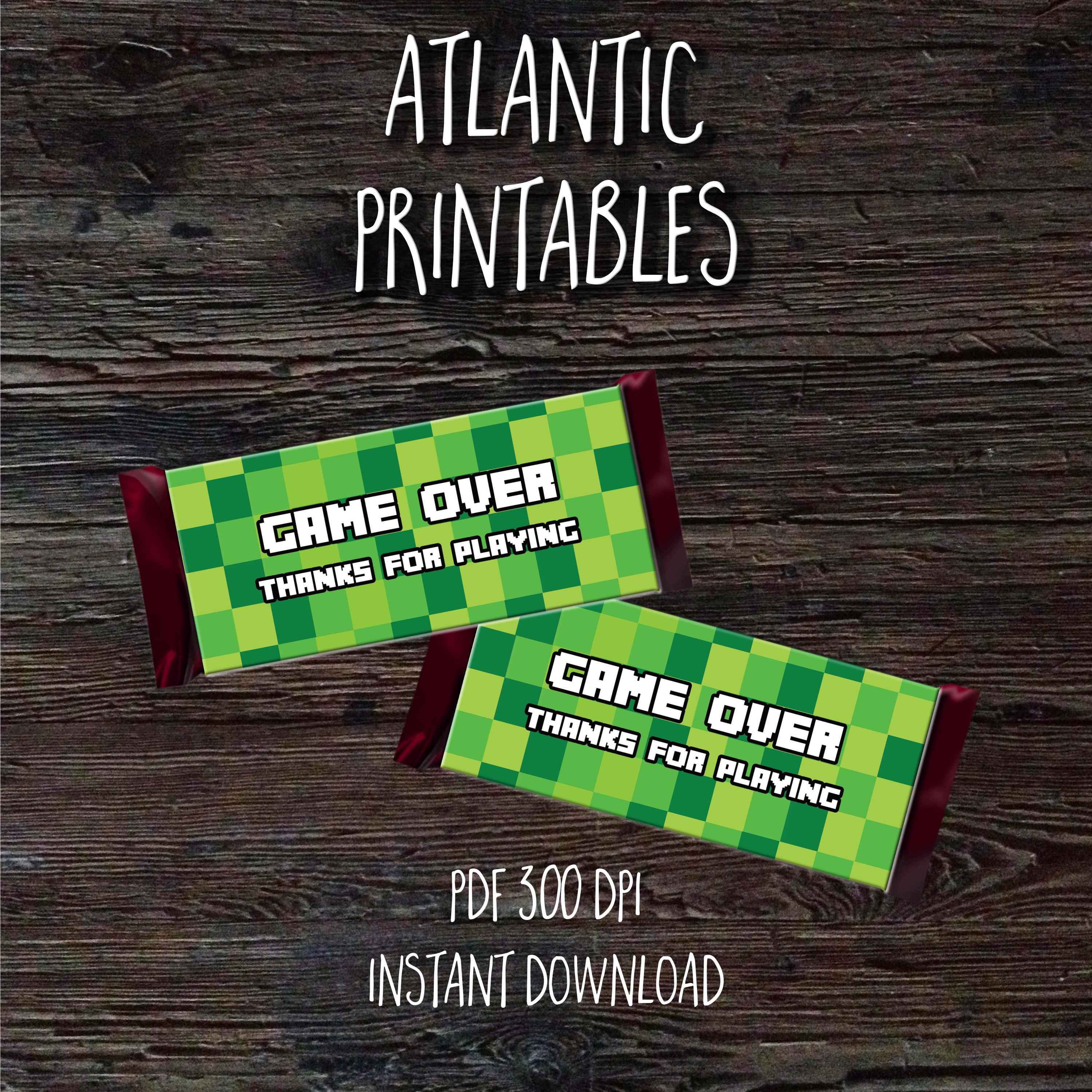 Printable Candy Bar Wrapper (Digital)