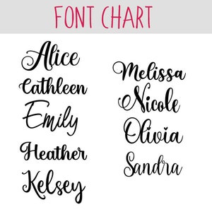 Custom Name Vinyl Decal, Planner Accessory , Planner Vinyl Decal, Name Decal, Vinyl for planners image 2