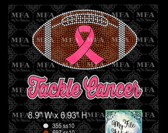 Archivo de vinilo y diamantes de imitación de descarga instantánea Cinta de concienciación Lucha contra el cáncer Fútbol Mama Colon Leucemia Ovario Pulmón svg dxf eps plt