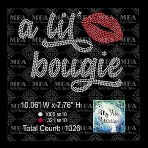 Rhinestone Template Download File A Lil&#39; Bougie svg dxf eps plt