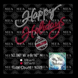 Arquivo de download de modelo de strass Boas festas Bulbo Ornamento Natal svg dxf eps plt