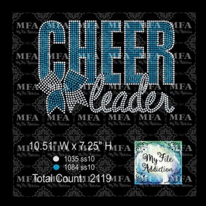Rhinestone Template Download File Cheerleader Bold with Bow svg dxf eps plt