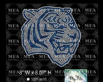 Plantilla de pedrería Descargar archivo Tiger 2 svg dxf eps plt