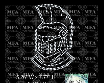 Rhinestone Template Download File Warrior Knight Mascot svg dxf eps plt