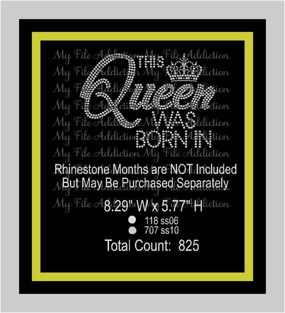 Download Instant Download Rhinestone Svg Eps Design File This Queen Was Etsy