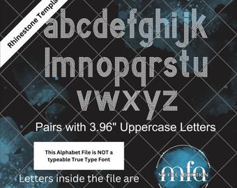 3,95 inch arial kleine blokletters strass sjabloon ss10: svg dxf eps plt