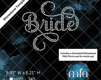 Modello di strass sposa 2 Matrimonio SS10 File in formato svg dxf eps plt