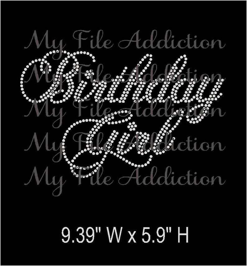 Download Instant Download Rhinestone SVG EPS Design File Birthday | Etsy