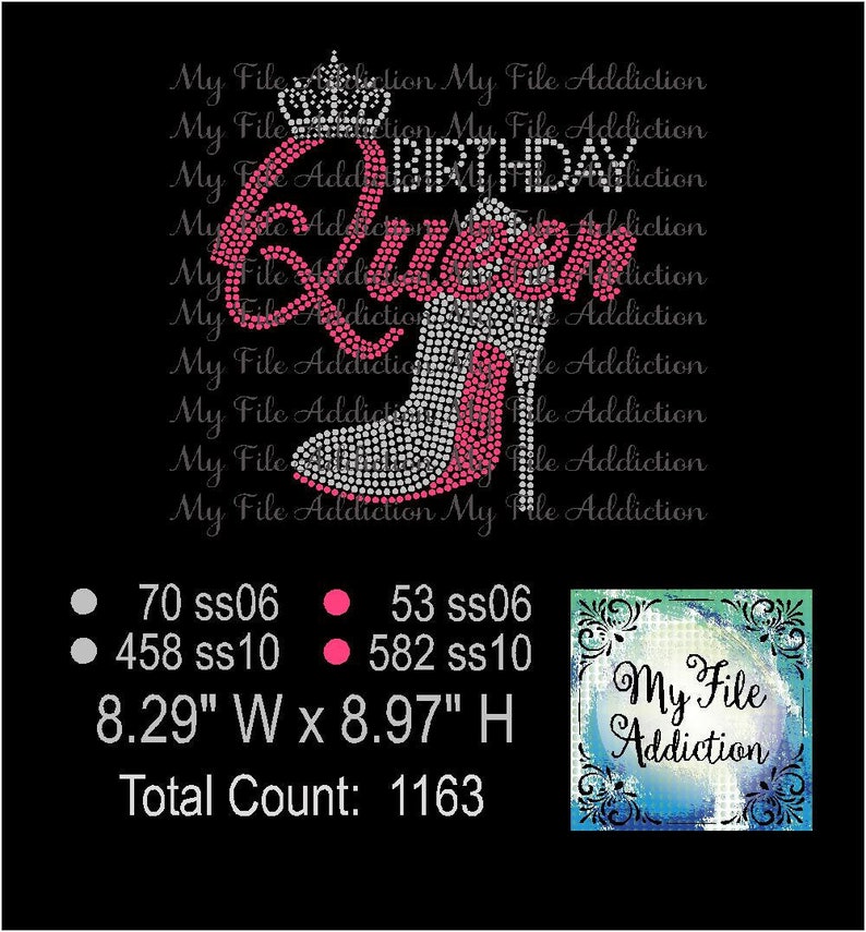 Download Instant Download Rhinestone SVG EPS Design File Birthday ...