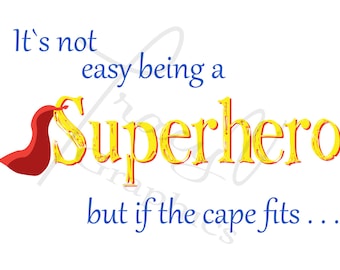Printable Decor - If the Cape Fits