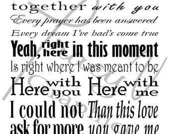 Printable Decor - I Could Not Ask For More