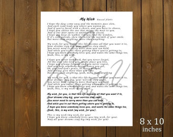 Printable Decor - My Wish
