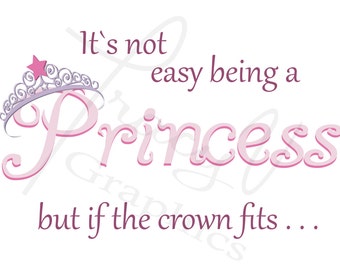 Printable Decor - If the Crown Fits