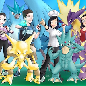 Commission d’entraîneur Pokémon personnalisée
