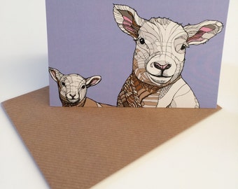 Spring Lambs - A6 Card
