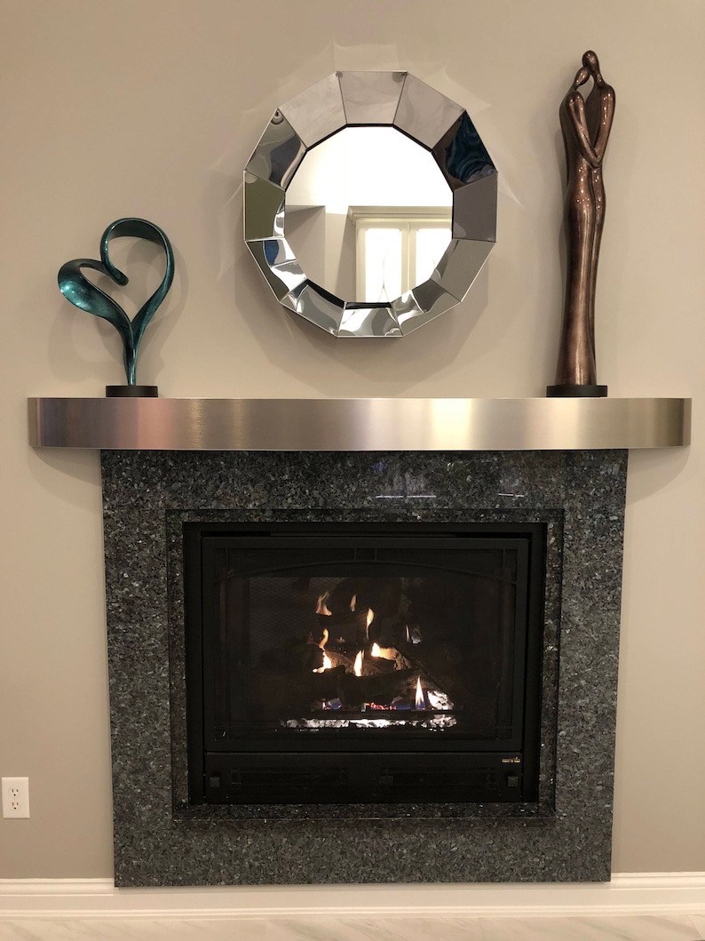 Solid Stainless 06 Mmlaminated Shelf Mantel 5 Inch Thick Etsy