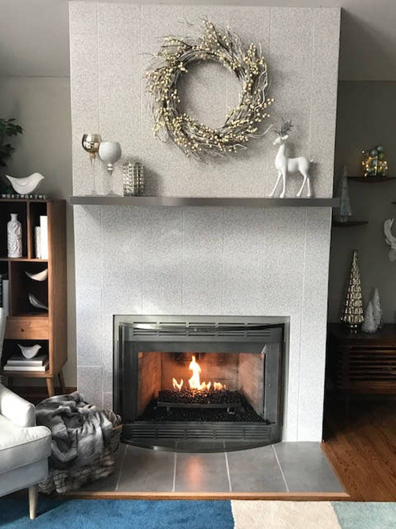 Solid hairline stainless 08 mmlaminated floating shelves image 3