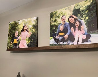 Wood gfloating shelves, white oak shelf, walnut shelf