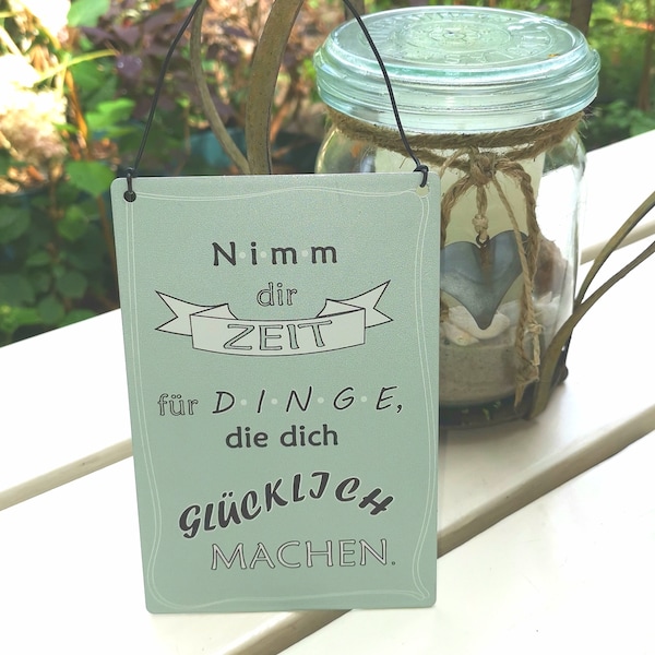 Blechschilder mit sprüchen Etsy.de