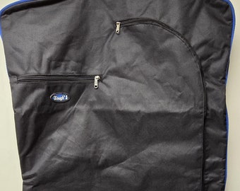 Bolsa de ropa negra y azul real - Personalizada/Monograma - Espectáculo ecuestre