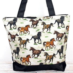 ON SALE Wild Horse Print Tote Bag - Western - Personalized/Monogrammed*