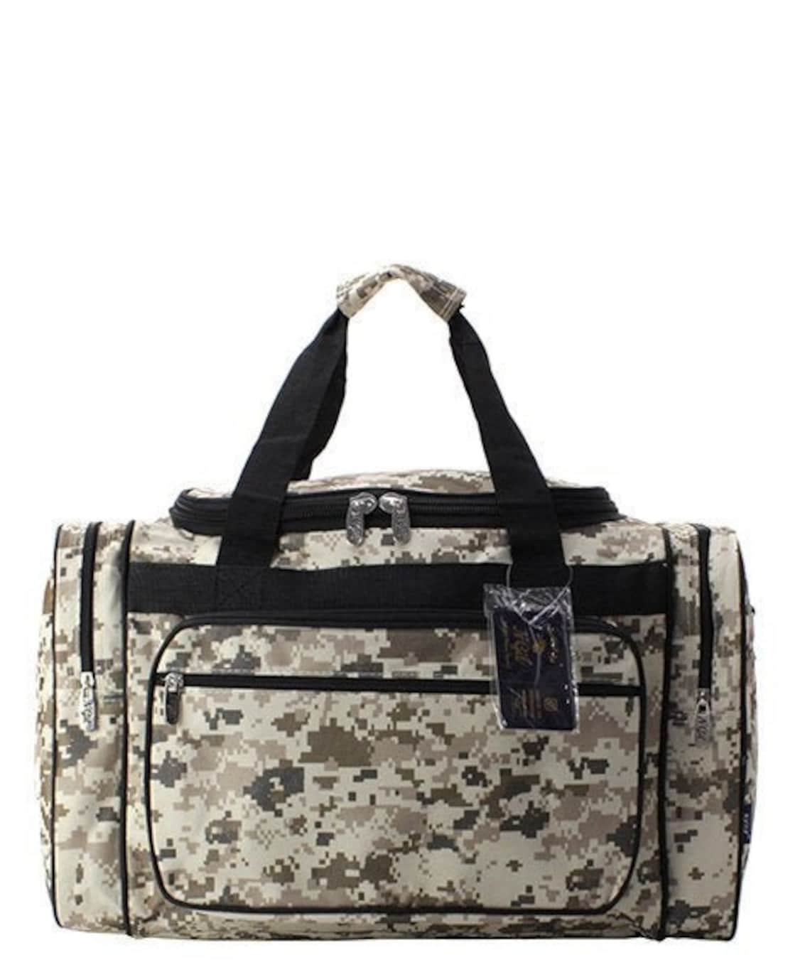 Digital Camo/Camouflage Duffel/Overnight Bag/Gym Bag Etsy