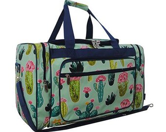 Duffle Personalize Cactus Print Duffle 