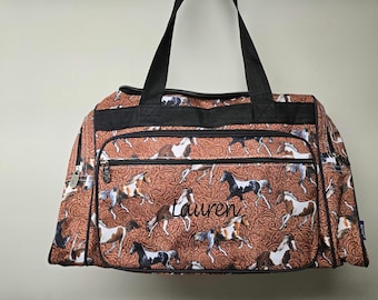 Paint Horse Duffel/Overnight Bag/Gym Bag - Personalized/Monogrammed