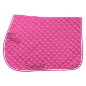ON SALE - Quilted Event All Purpose/English Saddle Pad - Pink - Personalized/Monogrammed