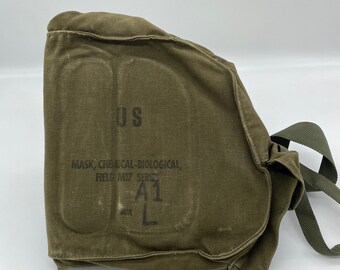musettebag Bag Only OLEADER WW2 US Army M6 Gas Mask Carry Bag Messenger Bag Lightweight Vintage Canvas Shoulder Bag 