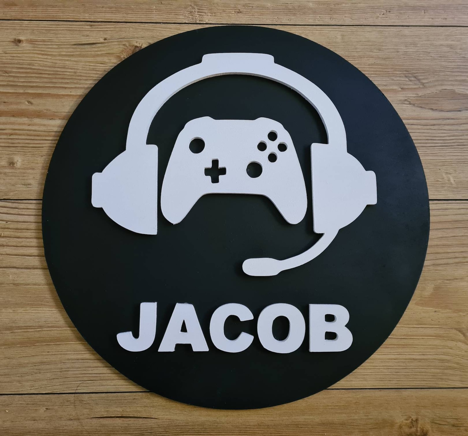 Wooden Handmade Personalised Gamers Wall Sign / Plaque. Xbox ...