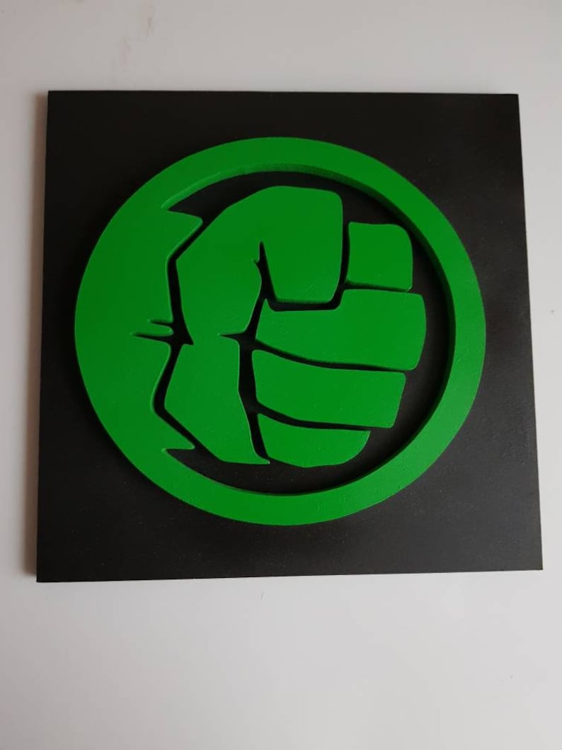 Wooden Handmade Superhero Wall Signs / Plaque. Avengers . Etsy UK