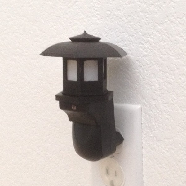 Japanese Lantern - Nightlight - Nursery Nightlight - LED Night Light - Childrens Nightlight - Plug-In Nightlight