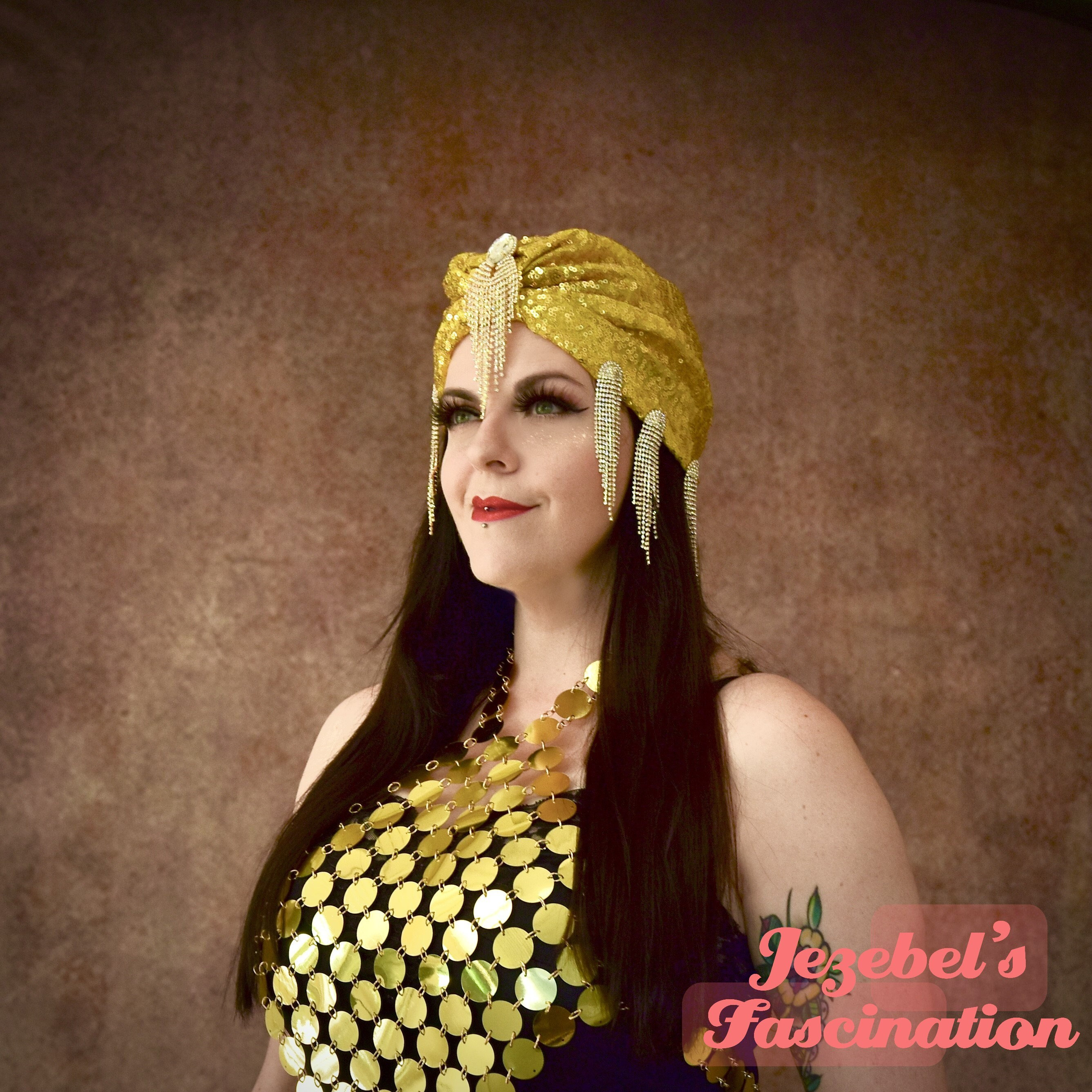 I Wear The Headress The Luxe Turban Glamour Turban ✨with shimmering strass detail The perfect  main image 3