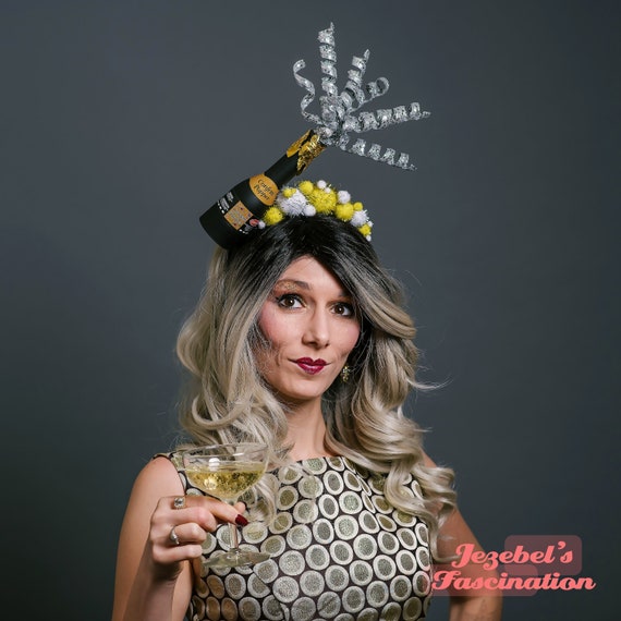 champagne headpiece