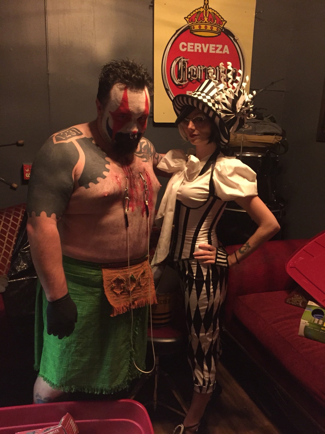 Mens Black White Striped Top Hat Mad Hatter Circus Ring Leader Etsy