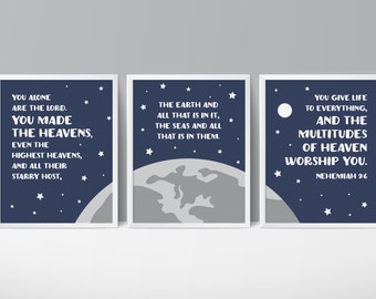 Outer Space Nursery, Star Printable Art, Space Art Prints, Galaxy Kid Room, Star Theme, Star Wall Art, Space Baby, Bible Stars, Star Prints