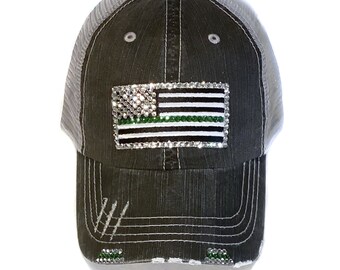 Thin Green Line Hat for Women