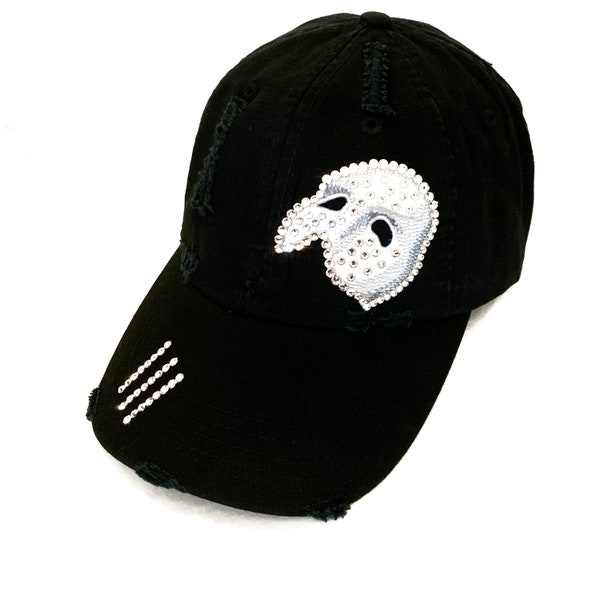 Phantom of the Opera - Broadway Gifts - Phantom Mask Hat for Women - Gifts for Theatre Lovers - Bling