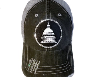 Washington DC Hat - Bling