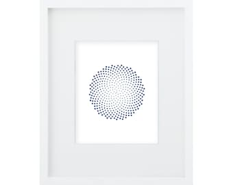 Impressão digital em espiral de Fermat 8x10 download instantâneo - Arte matemática - proporção áurea - decoração de arte em espiral - presente para professor de matemática