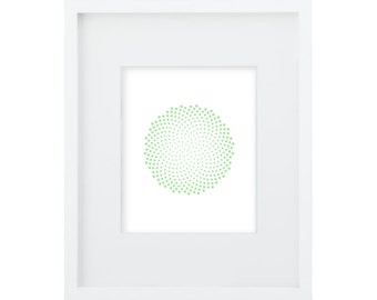 Impressão digital em espiral de Fermat 8x10 download instantâneo - Arte matemática - proporção áurea - decoração de arte em espiral - presente para professor de matemática