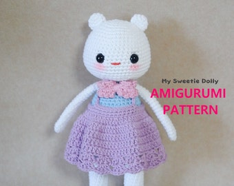 Sugar Cream Bear // AMIGURUMI PDF PATTERN