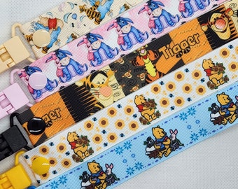 WINNIE AND FRIENDS 2 - Dummy Clip / Pacifier Clip / Dummy Clips / Clip / Chain